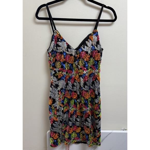 Ieena Mac Duggal Sequin Mini Dress NWT Size 6 - Picture 5 of 7